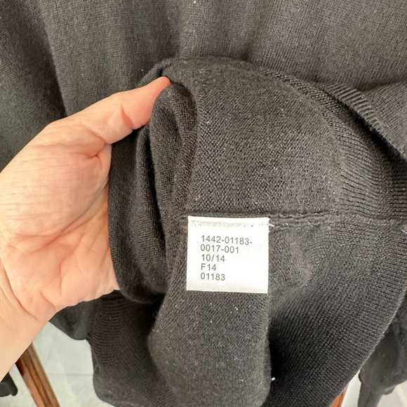 Jos. A. Bank Signature Collection Black 100% Merino Wool Cardigan Sweater Men XL - Picture 4 of 7